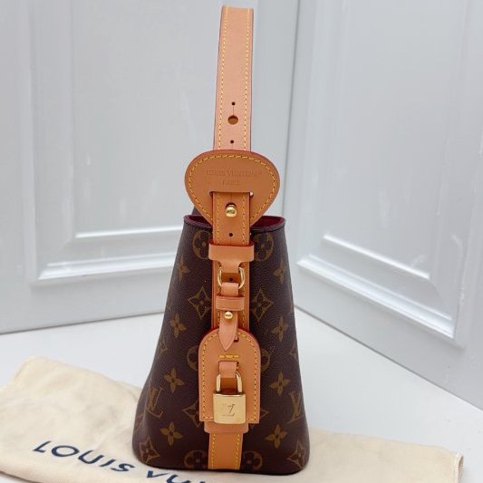 芯片款 路易威登/Louis Vuitton All In BB老花腋下水桶肩背包-2