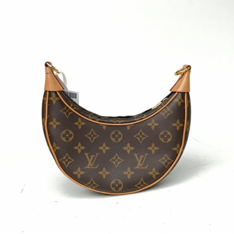 LOUIS VUITTON Loop豌豆包老花PVC金扣晶片肩背包-2