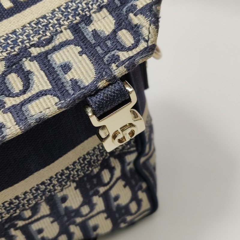 Dior Diorcamp小號帆布Oblique老花Christian Dior標誌斜背包肩肩包-12