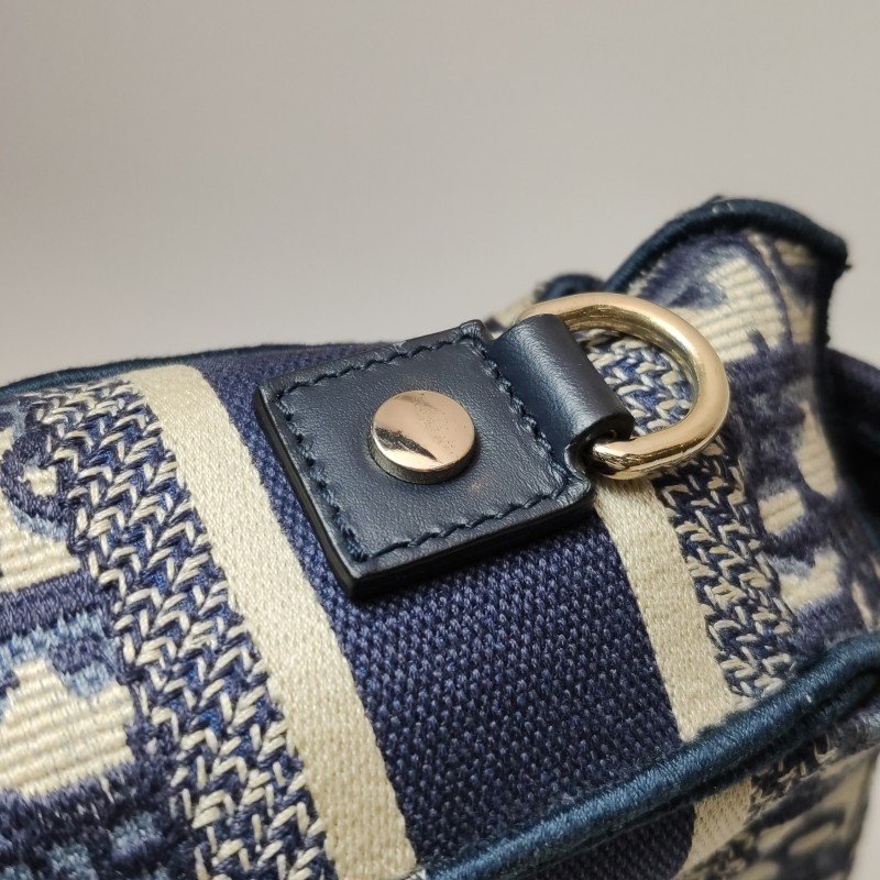 Dior Diorcamp小號帆布Oblique老花Christian Dior標誌斜背包肩肩包-17