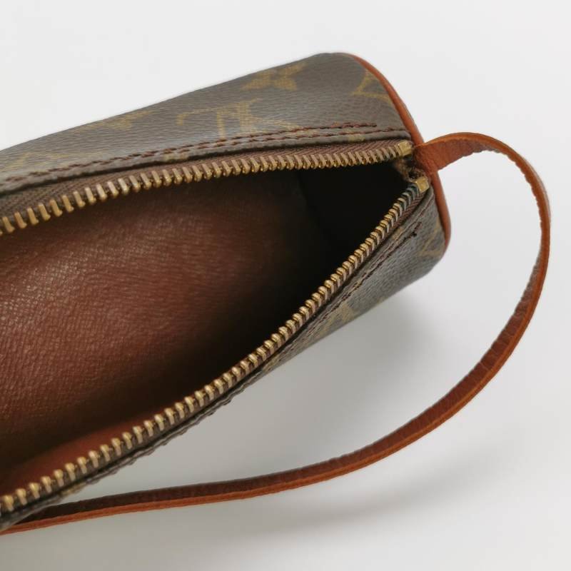 Louis Vuitton (LV) Papillon巴比龍超迷你牛皮Monogram印花圓筒包手提包-6