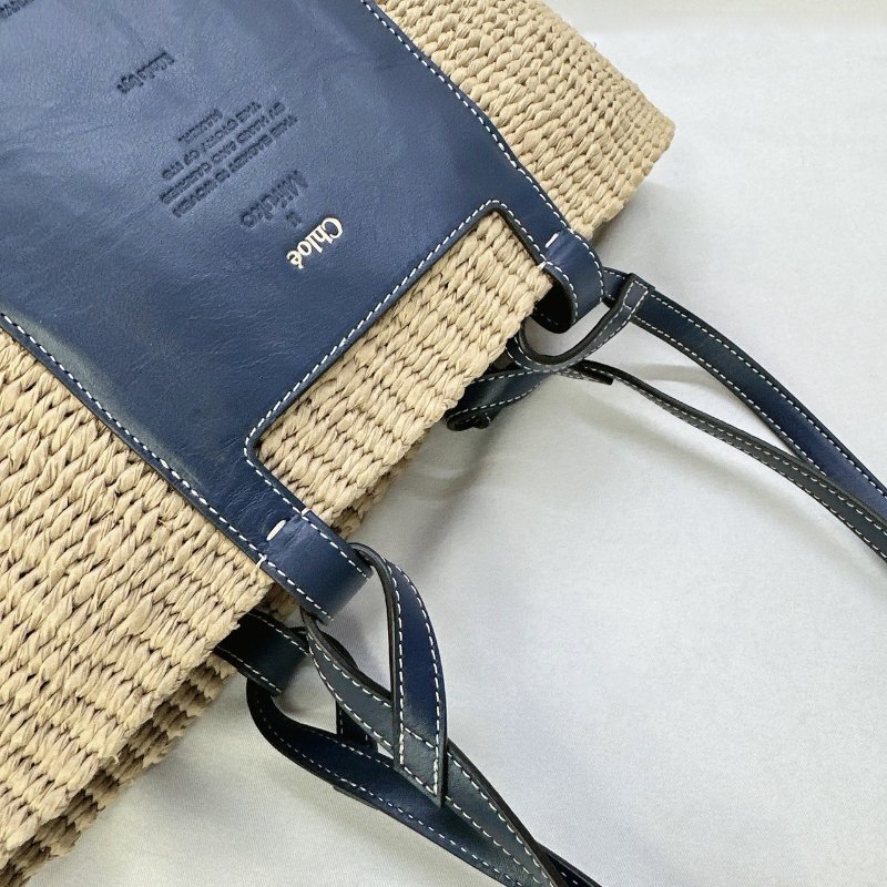 CHLOE x Mifuko聯名草編托特包-5