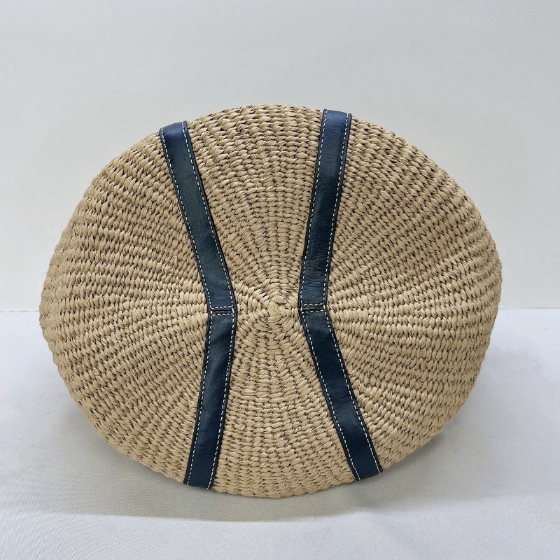 CHLOE x Mifuko聯名草編托特包-7