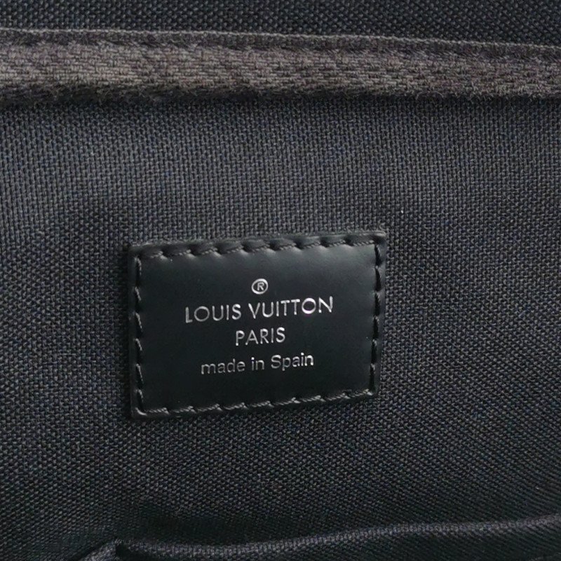 Louis Vuitton (LV) Porte Documents牛皮棋盤格公事包手袋晶片款-7
