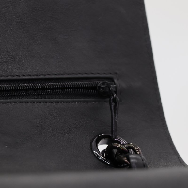 （稀有款♥️全黑鏈條）Chanel 香奈兒 Classic Flap CF 30cm Jumbo 霧面牛皮 SO BLACK 純黑釦 24開-13