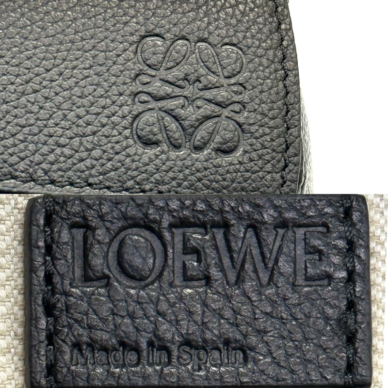 LOEWE 黑色PUZZLE SMALL 手提斜背2WAY包-7
