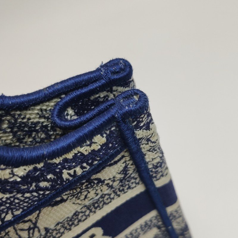 Dior Book Tote迷你帆布字母Logo手提包-10