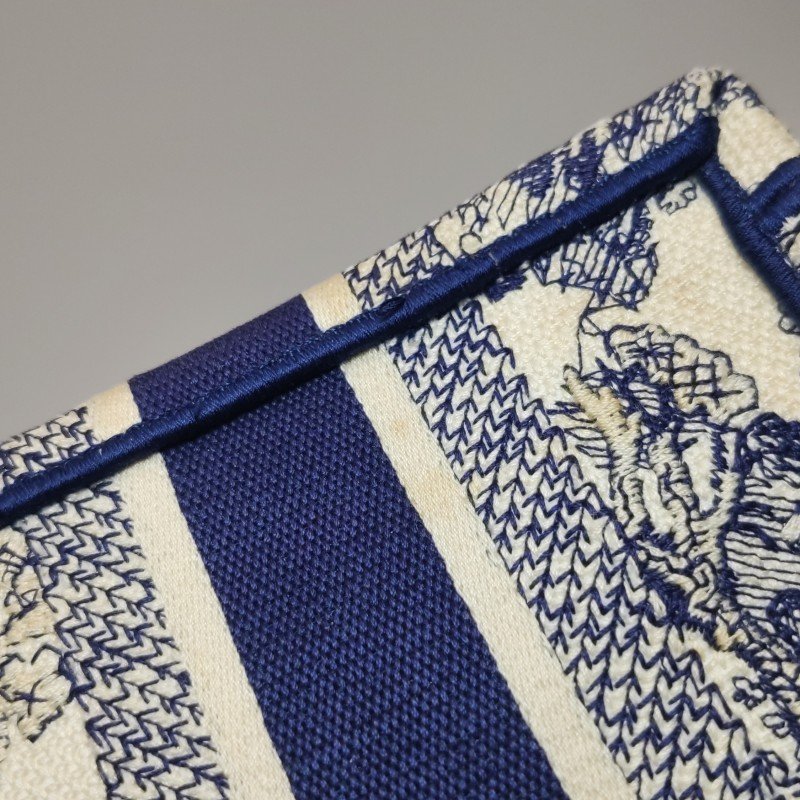 Dior Book Tote迷你帆布字母Logo手提包-12