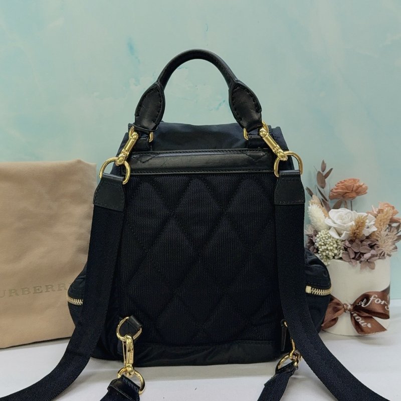BURBERRY The Rucksack黑色尼龍後背包-1