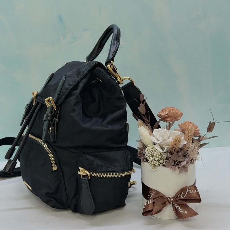 BURBERRY The Rucksack黑色尼龍後背包-2