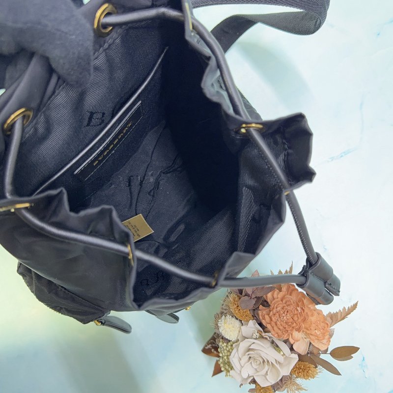 BURBERRY The Rucksack黑色尼龍後背包-4