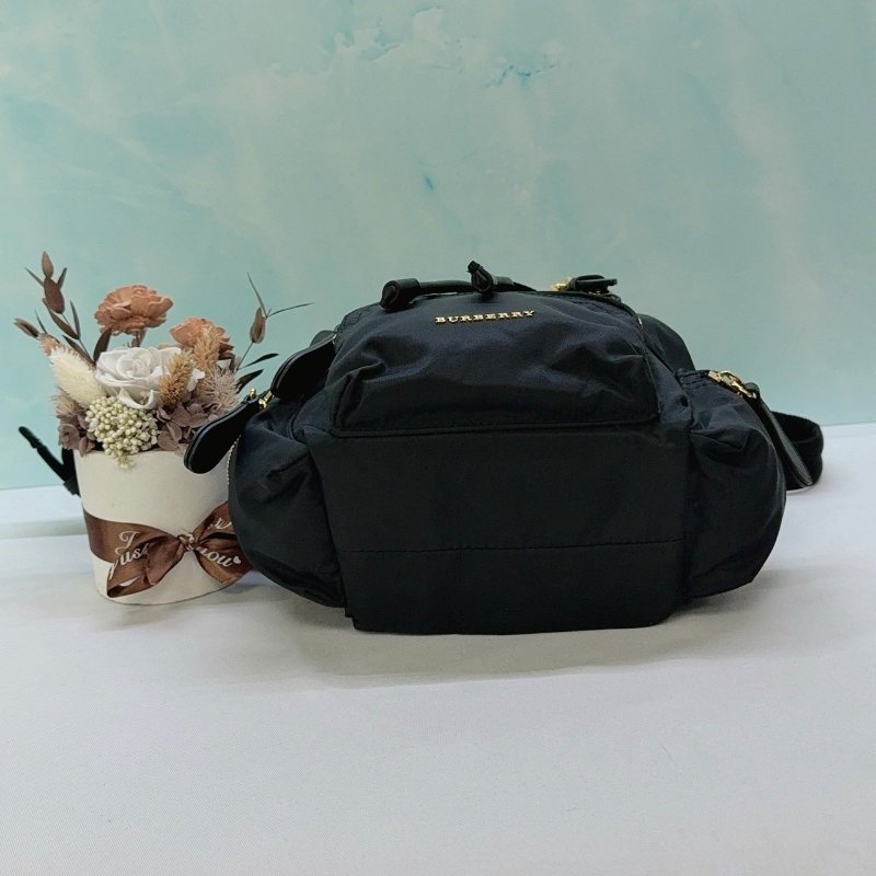 BURBERRY The Rucksack黑色尼龍後背包-7