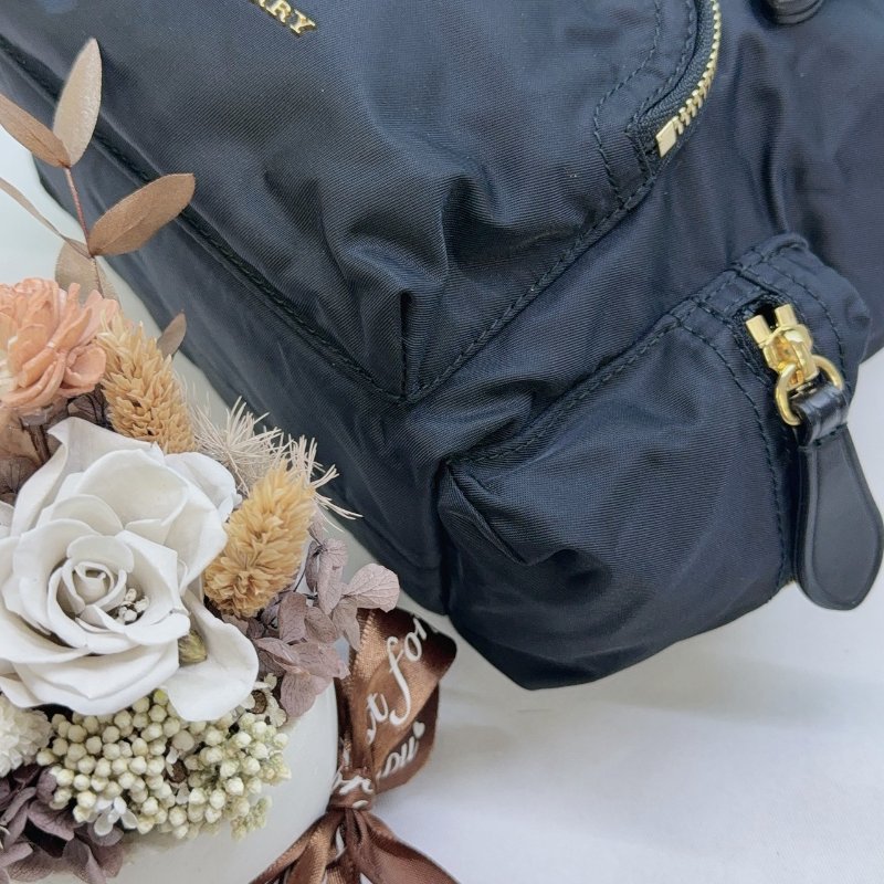BURBERRY The Rucksack黑色尼龍後背包-8