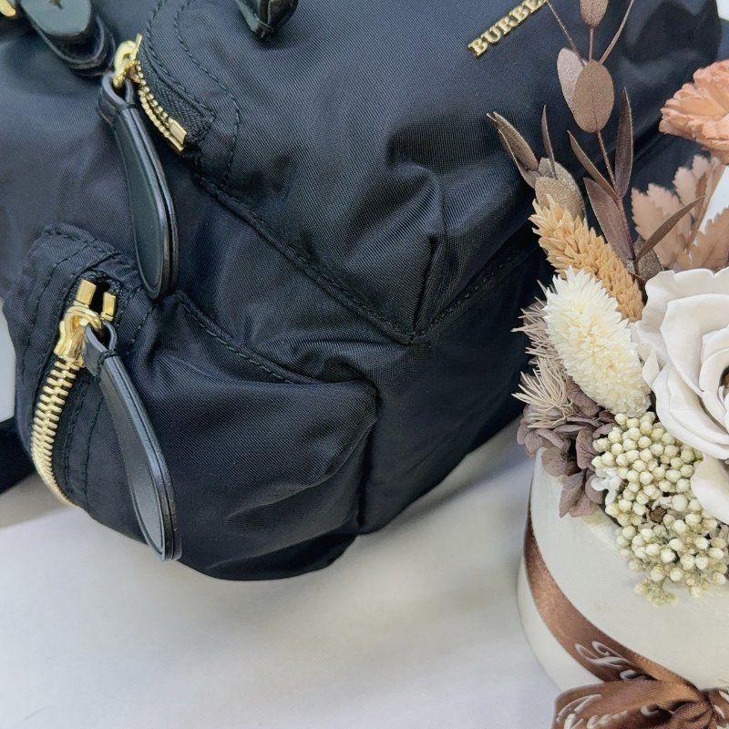 BURBERRY The Rucksack黑色尼龍後背包-9
