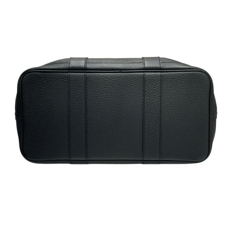 HERMES 愛馬仕 GARDEN PARTY 36  托特包 黑色 銀釦-4