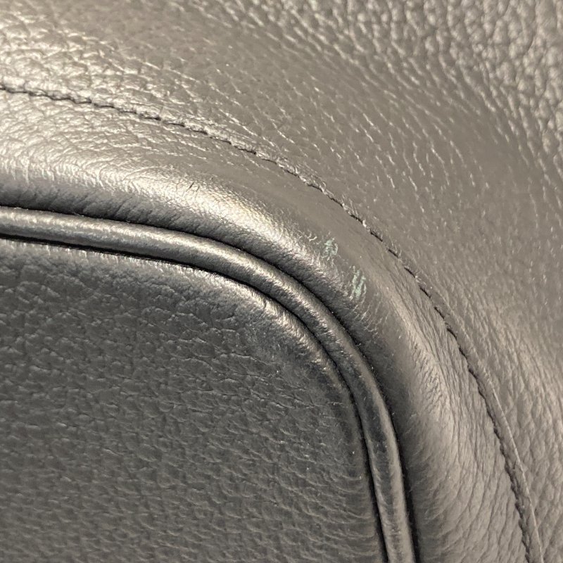 HERMES 愛馬仕 GARDEN PARTY 36  托特包 黑色 銀釦-7