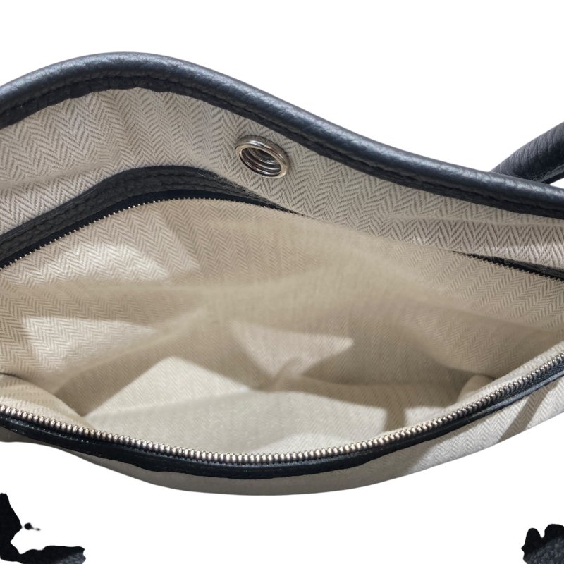 HERMES 愛馬仕 GARDEN PARTY 36  托特包 黑色 銀釦-10