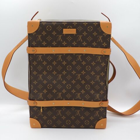 Louis Vuitton 路易威登 Monogram Soft Trunk 背包 MM Trunk M44749 行李箱 飛機箱 雙肩包 2019 年