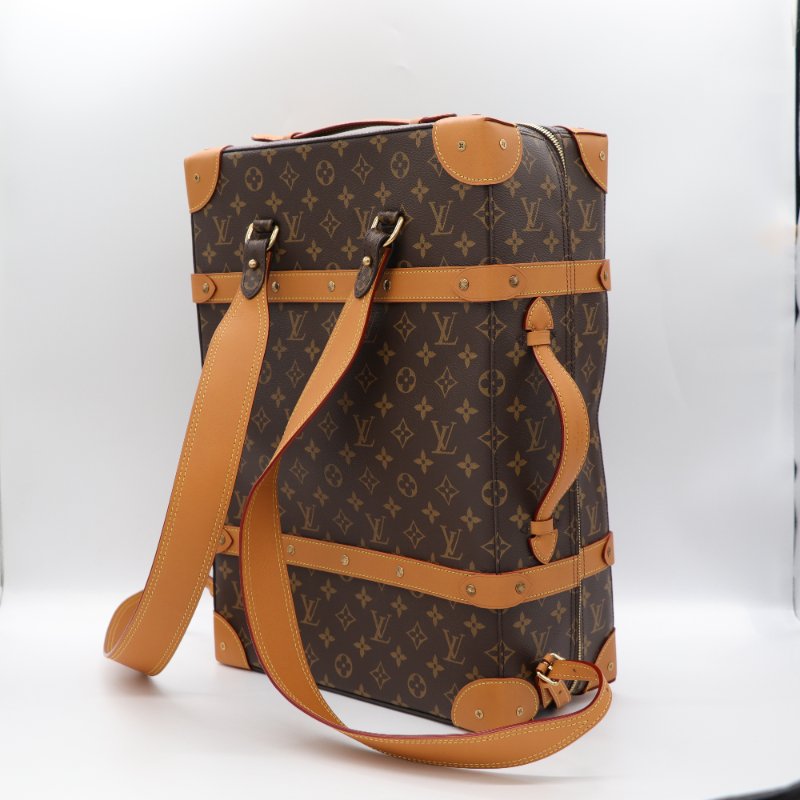 Louis Vuitton 路易威登 Monogram Soft Trunk 背包 MM Trunk M44749 行李箱 飛機箱 雙肩包 2019 年-2
