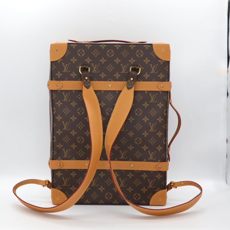 Louis Vuitton 路易威登 Monogram Soft Trunk 背包 MM Trunk M44749 行李箱 飛機箱 雙肩包 2019 年-3