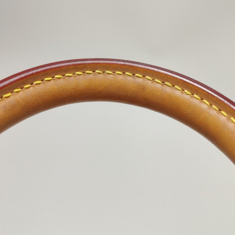 Louis Vuitton (LV) Speedy30植鞣革白三彩波士顿包手提包-16