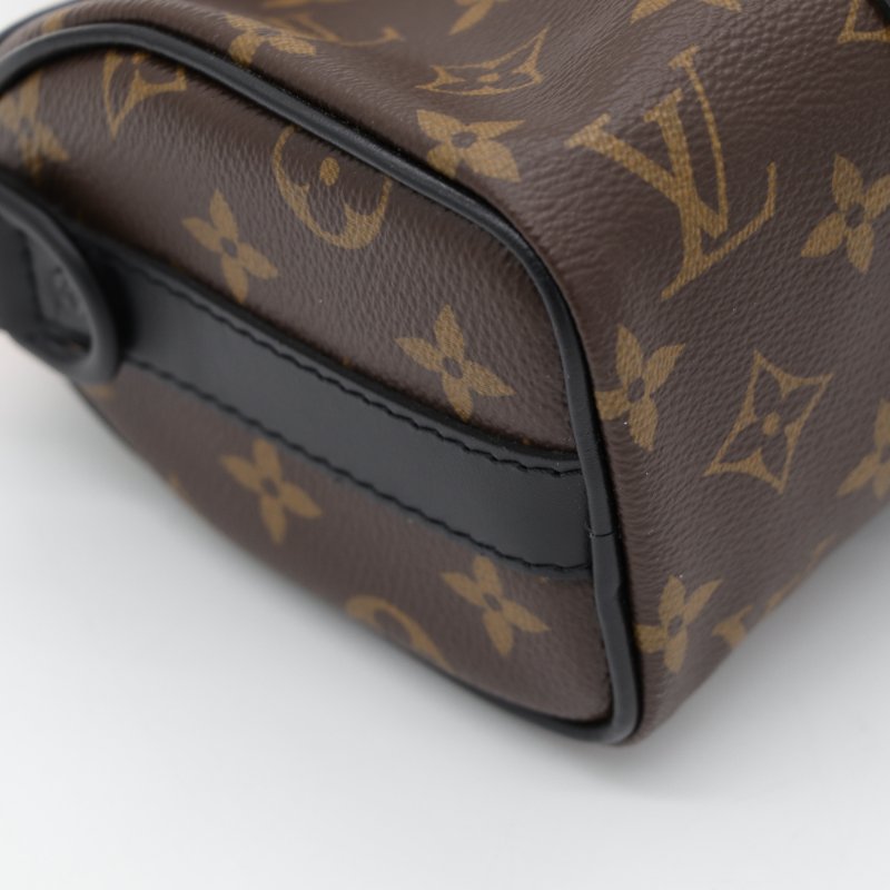 （專櫃 10 萬♥️限量款）Louis Vuitton 路易威登 Monogram 棕色 Keepall  Mini 猴子娃娃 圓筒包 斜挎包 手提包-10