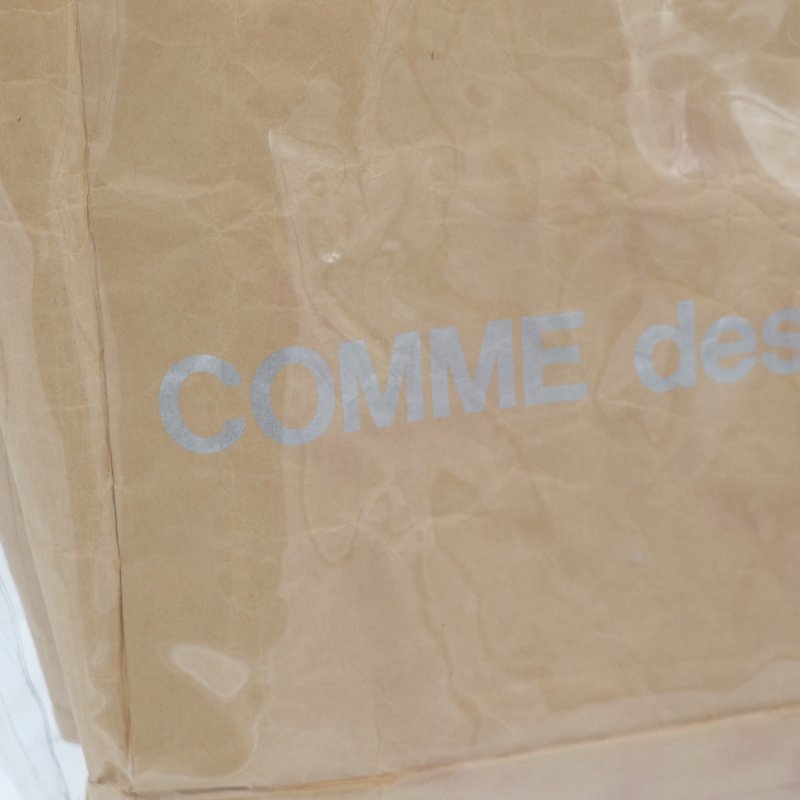 COMME des GARCONS PVC 牛皮 紙袋 托特包 單肩包-3