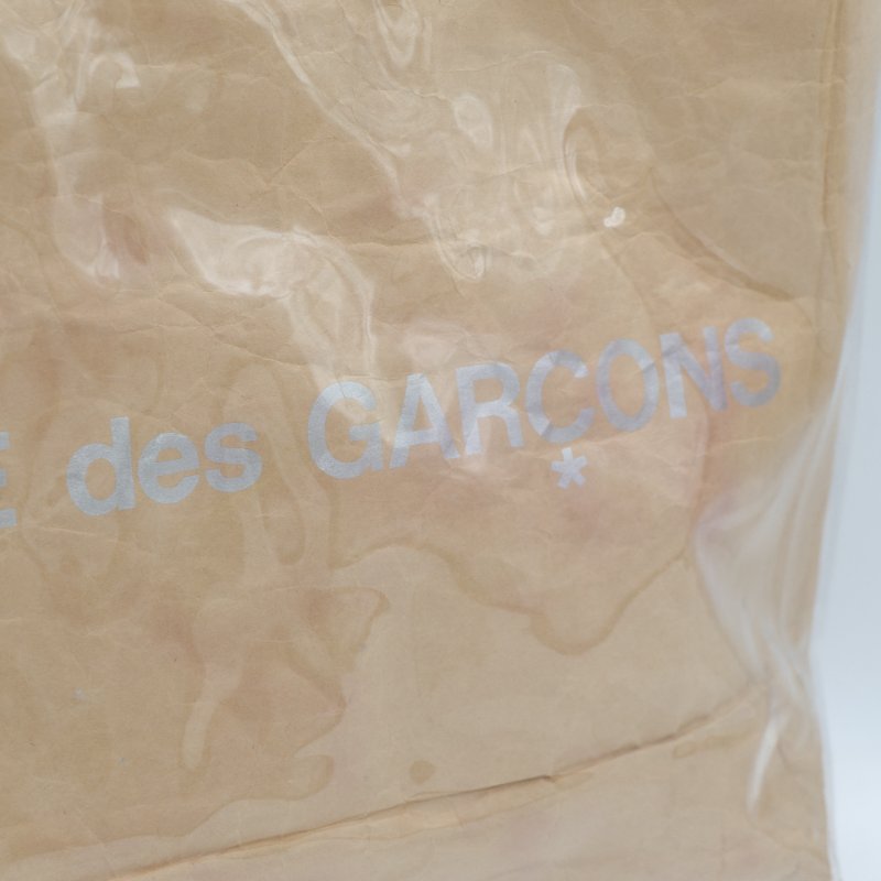COMME des GARCONS PVC 牛皮 紙袋 托特包 單肩包-4