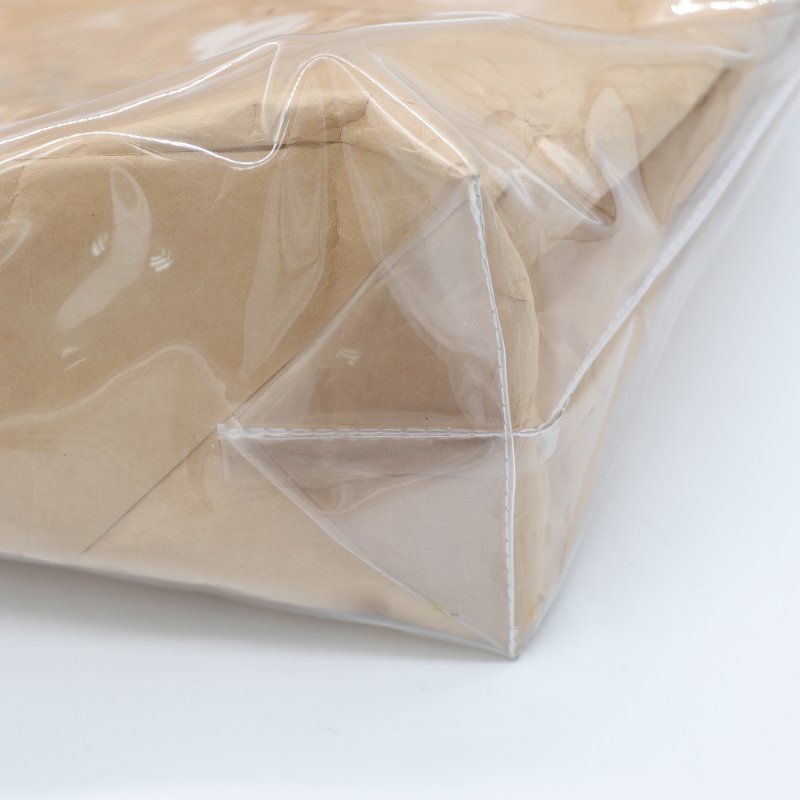 COMME des GARCONS PVC 牛皮 紙袋 托特包 單肩包-10