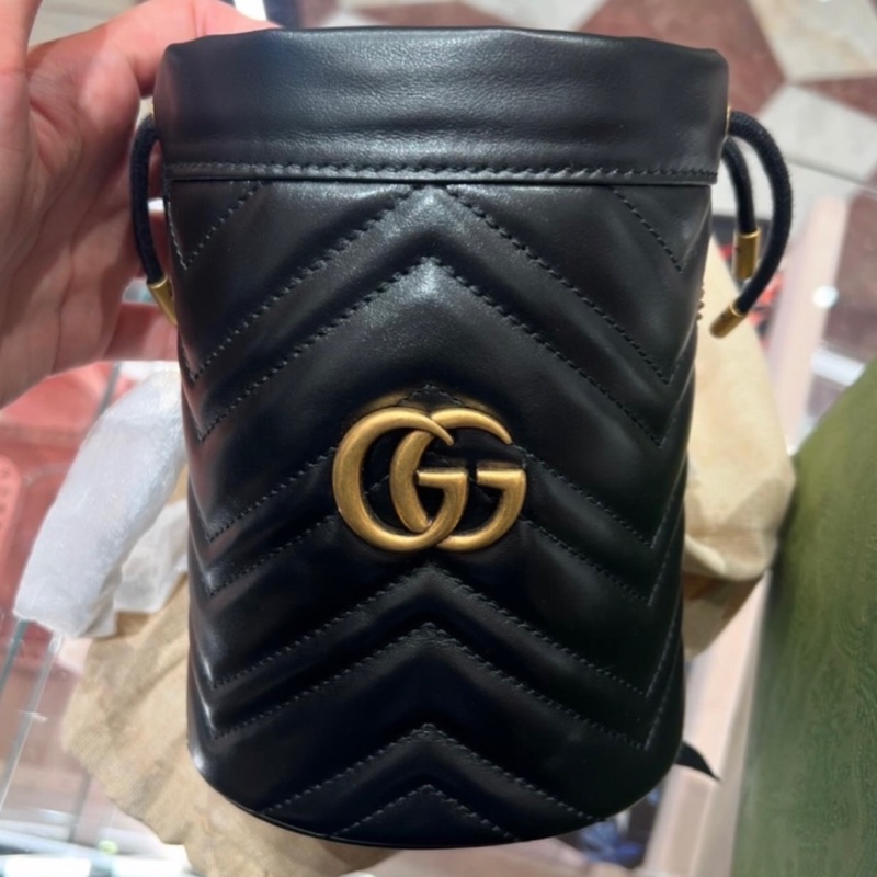 Gucci 馬夢水桶包🤎99成新/全配（保卡 防塵袋 盒子 紙袋）-1