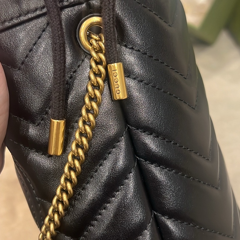 Gucci 馬夢水桶包🤎99成新/全配（保卡 防塵袋 盒子 紙袋）-5