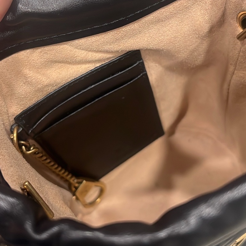 Gucci 馬夢水桶包🤎99成新/全配（保卡 防塵袋 盒子 紙袋）-9