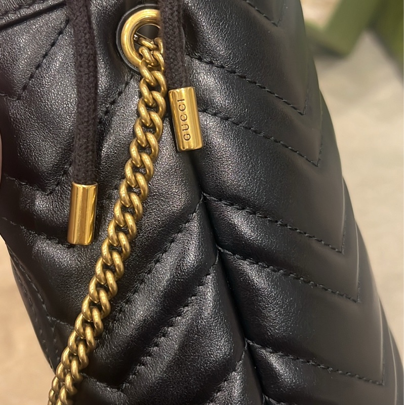 Gucci 馬夢水桶包🤎99成新/全配（保卡 防塵袋 盒子 紙袋）-10