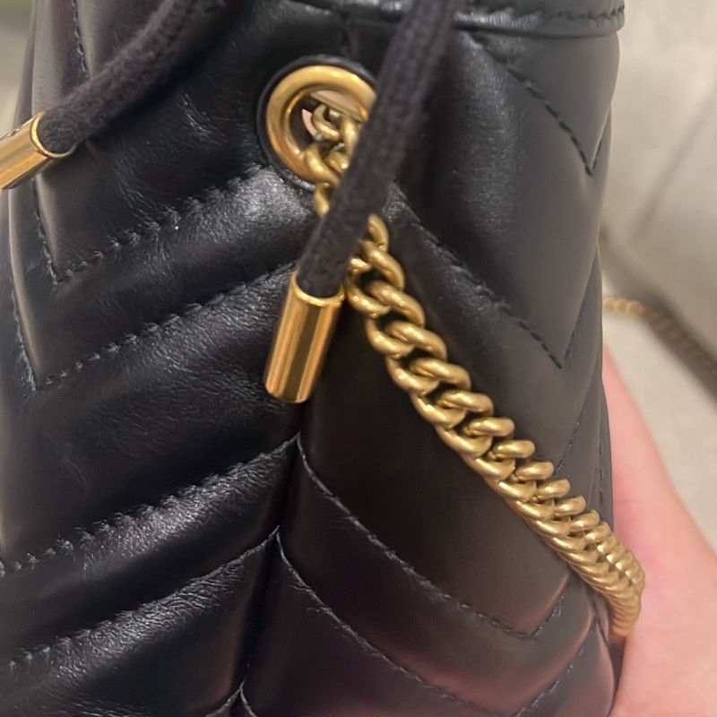 Gucci 馬夢水桶包🤎99成新/全配（保卡 防塵袋 盒子 紙袋）-11