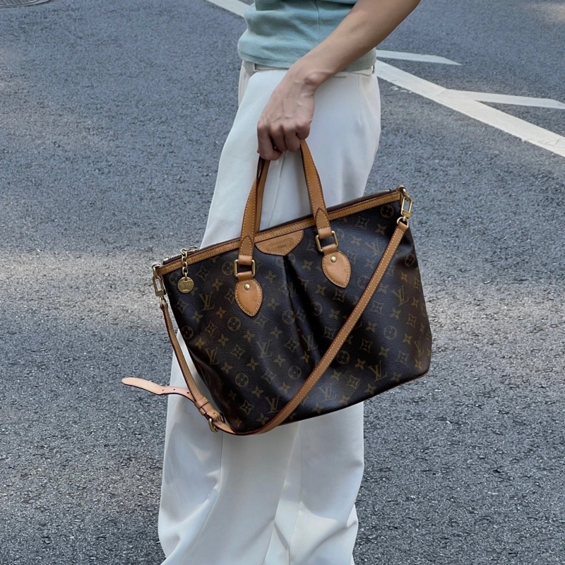 LV派拉蒙包M40145 老花 中款-2