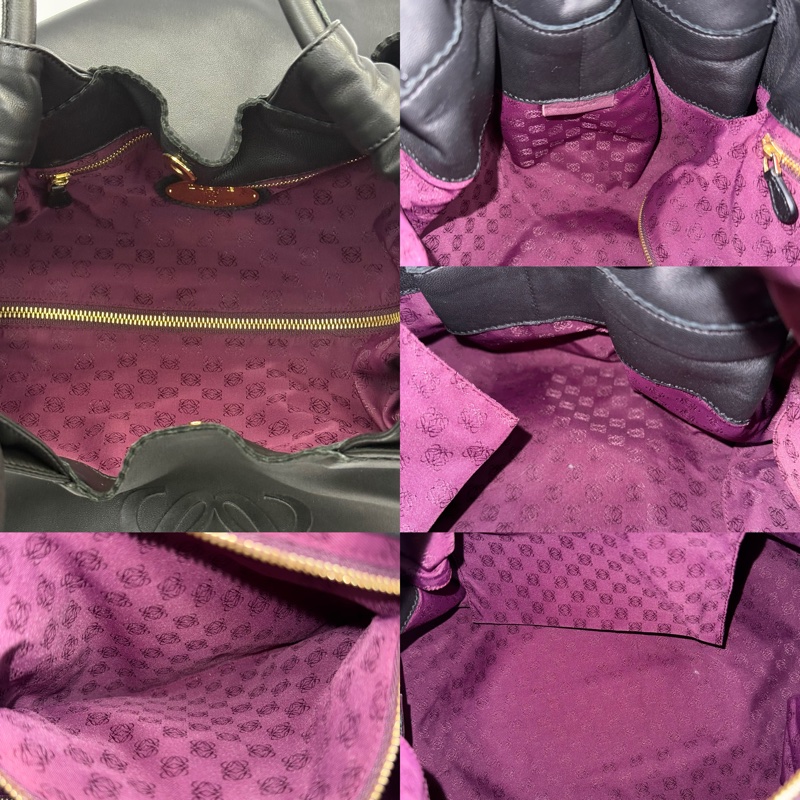 LOEWE 黑色NAPPA AIRE NAPA手提包-6