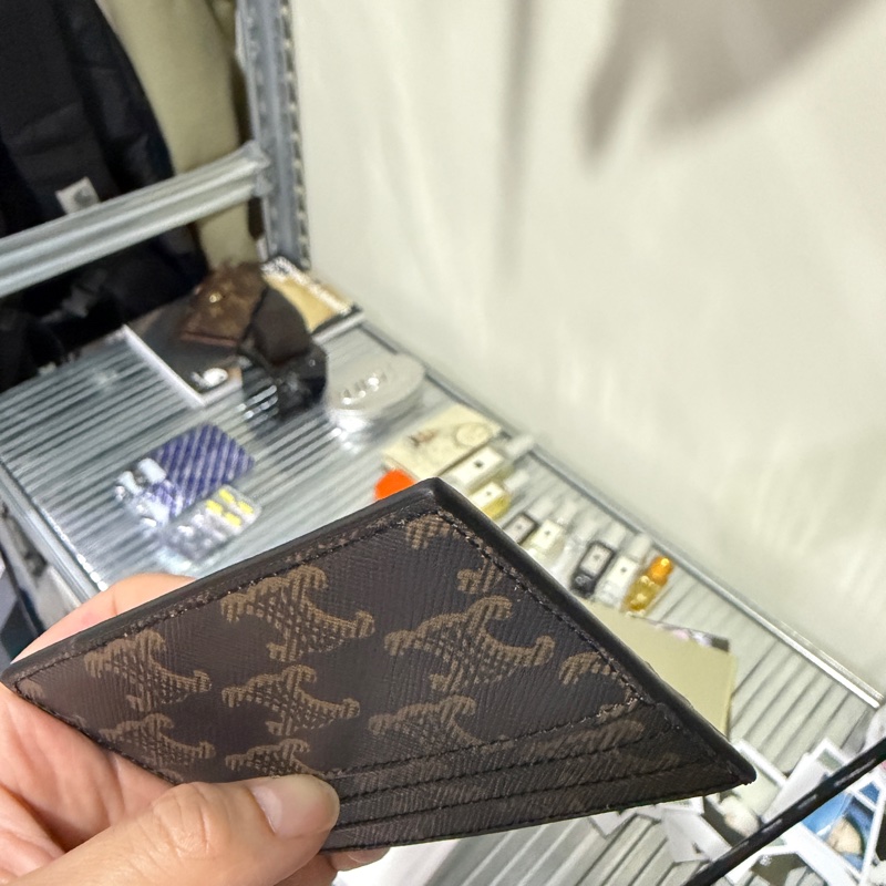 CELINE TRIOMPHE標誌印花卡夾 10L832CQH.04LU-9