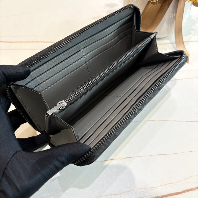 *SHIHNA名牌精品* COACH 灰色老花烙印拉鍊長夾-2