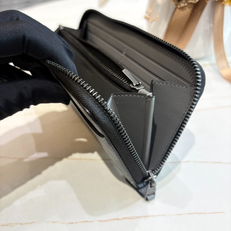 *SHIHNA名牌精品* COACH 灰色老花烙印拉鍊長夾-4
