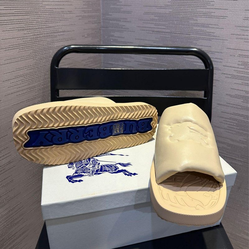 💎Han's house精品服飾💎 burberry 戰馬 小羊皮 拖鞋 義大利製 現貨 7 ~ 8 原價26000-3