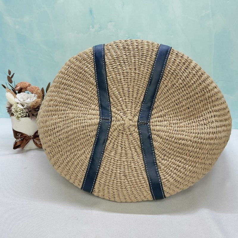 CHLOE x Mifuko聯名Woody草編托特包-7