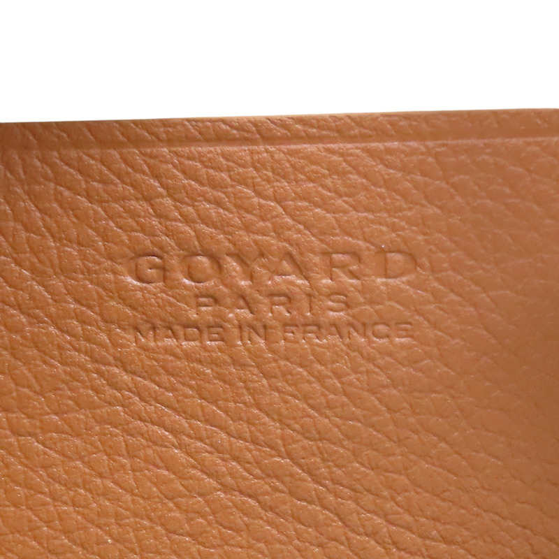 棕色 Goyardine帆布 Plume Pouch 肩背包【GOYARD 高雅德】 PLUMETPMLTY-4