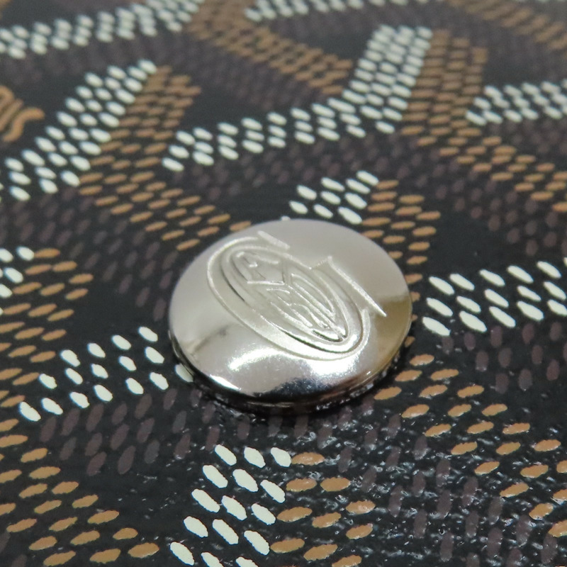 棕色 Goyardine帆布 Plume Pouch 肩背包【GOYARD 高雅德】 PLUMETPMLTY-10