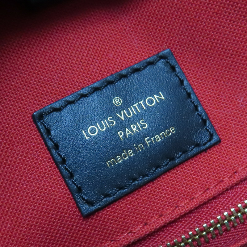 深淺棕色 原花帆布 OnTheGo MM 兩用包【LOUIS VUITTON LV 路易威登】 M45321-3