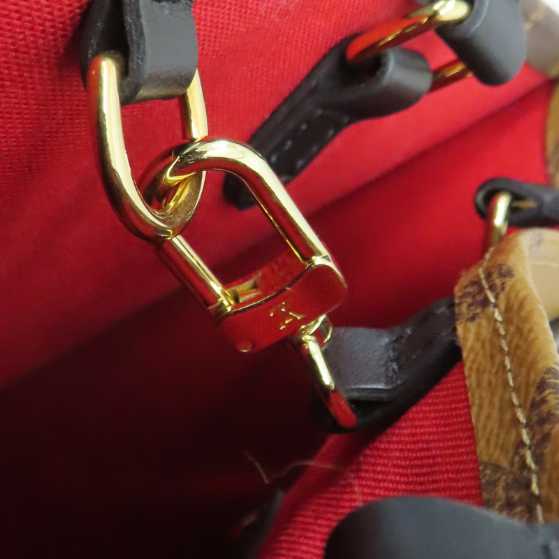 深淺棕色 原花帆布 OnTheGo MM 兩用包【LOUIS VUITTON LV 路易威登】 M45321-10