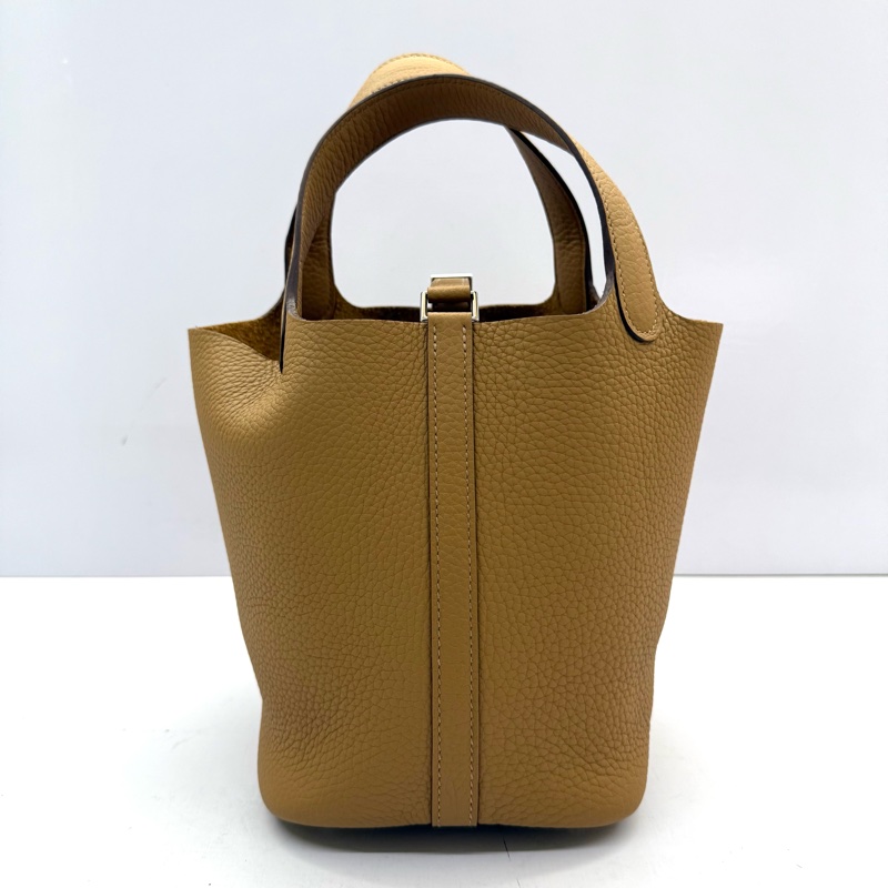 HERMES 愛馬仕 4B BISCUIT 餅乾色 PICOTIN LOCK 18 PM G刻-1