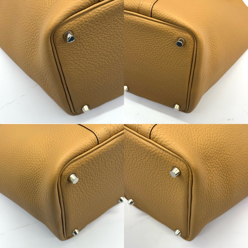 HERMES 愛馬仕 4B BISCUIT 餅乾色 PICOTIN LOCK 18 PM G刻-4