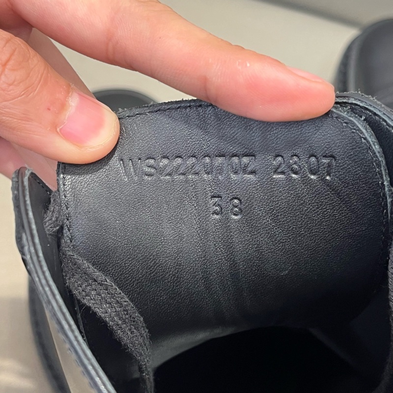 Hermes/愛馬仕 Kelly扣黑色馬丁靴-4