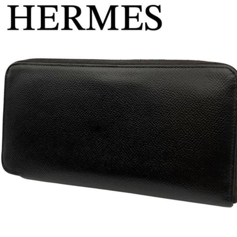 愛馬仕 Hermes Azap 長款絲綢圓形拉鍊長皮夾