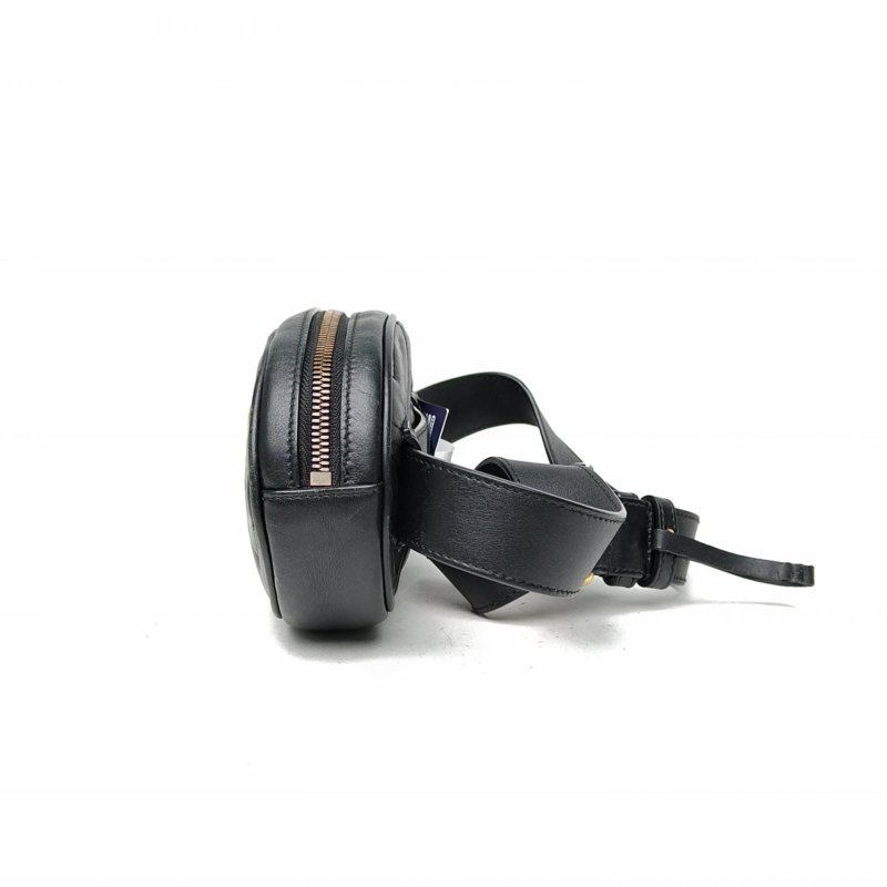 GUCCI GGMarmont腰包黑色牛皮肩背包-1